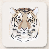 Tiger, Tigergesicht, Symbol von 2022 Getränkeuntersetzer (Vorderseite)