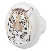 Tiger, Tigergesicht, Symbol von 2022 Keramikknauf (Rechts)