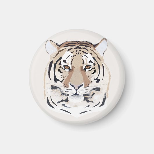 Tiger, Tigergesicht, Symbol von 2022 Magnet (Vorne)