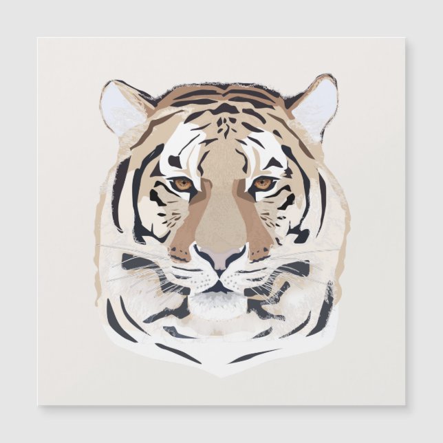 Tiger, Tigergesicht, Symbol von 2022 Magnetkarte (Vorderseite)