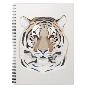 Tiger, Tigergesicht, Symbol von 2022 Notizblock