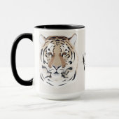Tiger, Tigergesicht, Symbol von 2022 Tasse (Links)