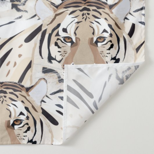 Tiger, Tigergesicht, Symbol von 2022 Wandteppich (Detail)