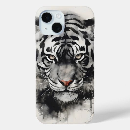 Tiger-Tinte Case-Mate iPhone Hülle (Rückseite)