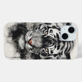 Tiger-Tinte Case-Mate iPhone Hülle (Rückseite (Horizontal))