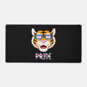 Tiger Transgender-Flagge Lgbt Schreibtischunterlage