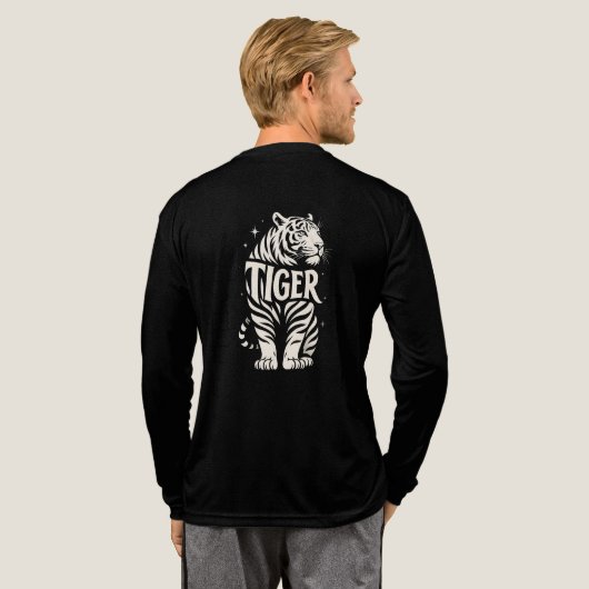 Tiger tri blend shirt (Voller Rücken)