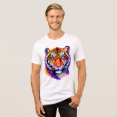 Tiger Tri-Blend Shirt (Vorderseite voll)