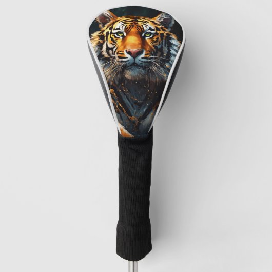 "Tiger Triumph: Premium Golf Head Cover" "Roar on Headcover (Vorderseite)