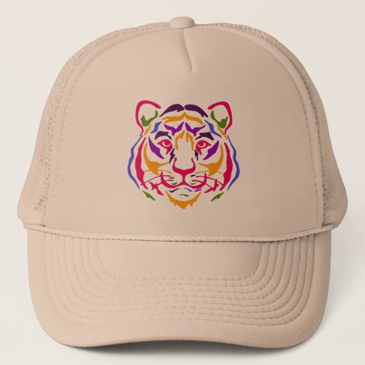 Tiger Trucker Hat Truckerkappe (Vorderseite)