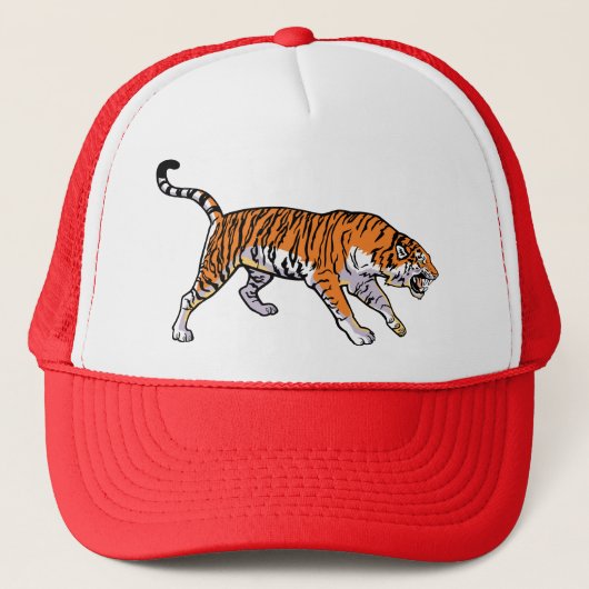 Tiger Truckerkappe (Vorderseite)