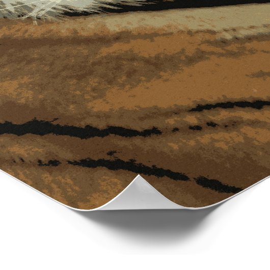 Tiger Twins Poster (Ecke)