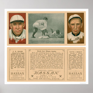 Tiger u. Phillies Baseball 1912 Poster