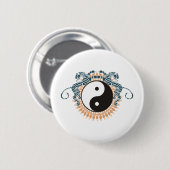 Tiger u. Yin Yang Button (Vorne & Hinten)