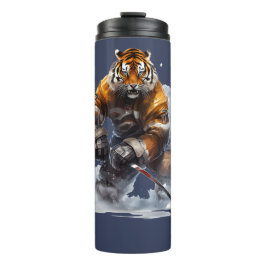 Tiger über Eishockey-Abenteuer Thermosbecher