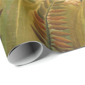 Tiger überrascht in einem tropischen Sturm Geschenkpapier (Rolleneckpunkt)