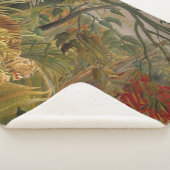 Tiger überrascht in einem tropischen Sturm Sherpadecke (3/4)