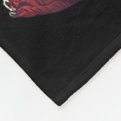 Tiger Ugly Sweater Weihnachtsmannmütze Weihnachten Fleecedecke (Ecke)