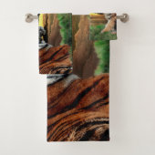 Tiger-und Ausgaben-Badezimmer-Tuch-Set CUBs Badhandtuch Set (Insitu)