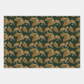 Tiger und Blätter zu Grün (Vorderseite 2)