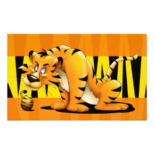 Tiger und Cub Fotodruck