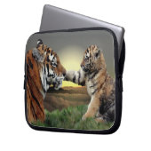 Tiger-und CUB-Laptop-Hülse Laptopschutzhülle (Vorderseite Links)