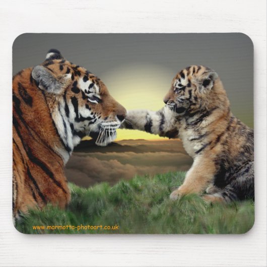 Tiger und CUB Mousemat Mousepad (Vorne)