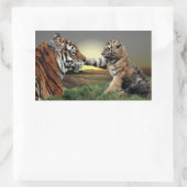Tiger und Cub Stickers (Tasche)