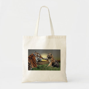Tiger und CUB-Tasche Tragetasche