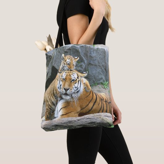 Tiger und Cube Liebe Tasche (Von Nahem)