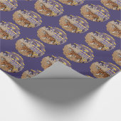 Tiger und Drache Geschenkpapier (Ecke)