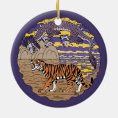 Tiger und Drache Keramikornament (Hinten)