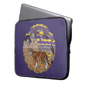 Tiger und Drache Laptopschutzhülle (Vorderseite Links)