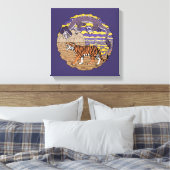 Tiger und Drache Leinwanddruck (Insitu (Schlafzimmer))