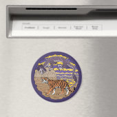 Tiger und Drache Magnet (In Situ (Geschirrspüler))