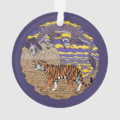 Tiger und Drache Ornament (Rückseite)