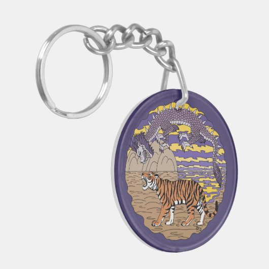 Tiger und Drache Schlüsselanhänger (Vorderseite links)