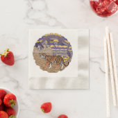 Tiger und Drache Serviette (Beispiel)