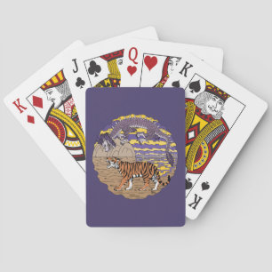 Tiger und Drache Spielkarten