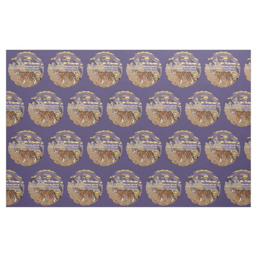 Tiger und Drache Stoff (Fat Quarter (45,7 x 55,9 cm))