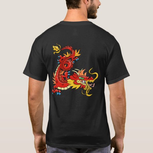 Tiger und Drache T-Shirt (Rückseite)