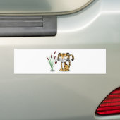 Tiger und ein Marienkäfer Autoaufkleber (Auf Auto)