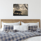 Tiger und Hirsch Leinwanddruck (Insitu (Schlafzimmer))