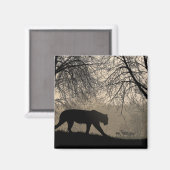 Tiger und Hirsch Magnet (Vorderseite/Rückseite)