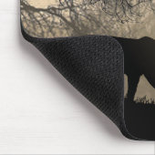 Tiger und Hirsch Mousepad (Ecke)
