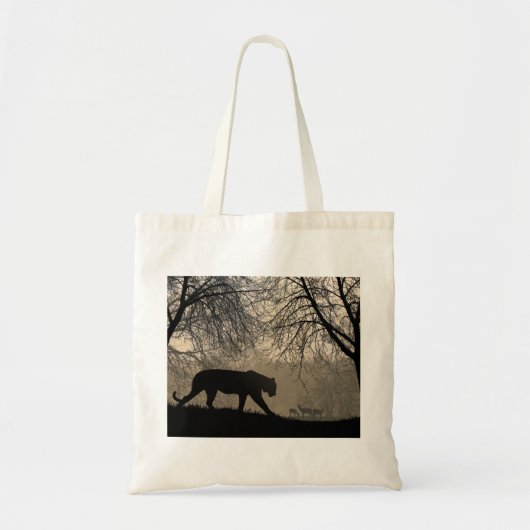 Tiger und Hirsch Tragetasche (Vorne)