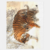 TIGER und ihr CUB Fleecedecke (Vorderseite)