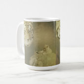 Tiger und Kätzchen, Tasse des Kaffees (Vorderseite Links)