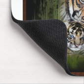 Tiger und Knochen Mousepad (Ecke)