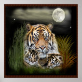 Tiger und Knochen Poster (Vorne)